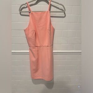 Halter mini dress